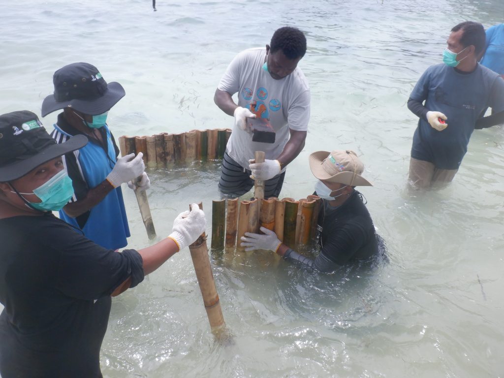 Workshop Rehabilitasi Ekosistem Pesisir (Praktek Rehabilitasi Mangrove) di KKPD Selat Dampier