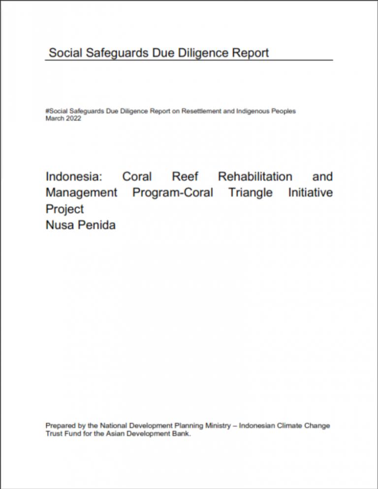 Coral Reef Rehabilitation and Management ProgramCoral Triangle