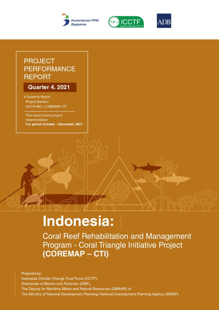 Project Performance Report Q4 2021 COREMAPCTI ADB ICCTF
