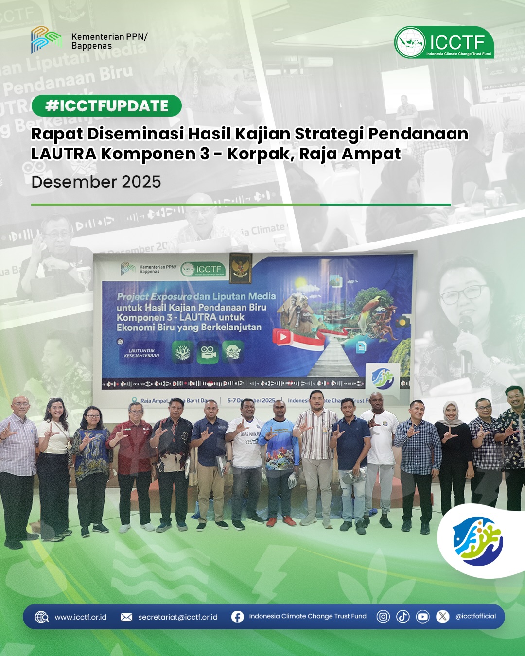 Diseminasi Strategi Pengembangan Pendanaan Biru untuk Pengelolaan Kawasan Konservasi Raja Ampat