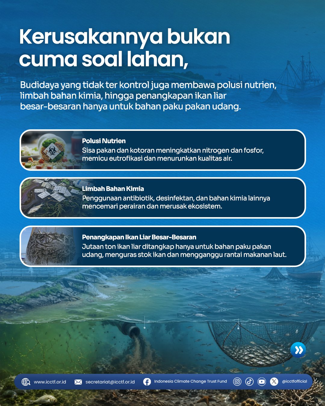 Kerusakannya bukan cuma soal lahan